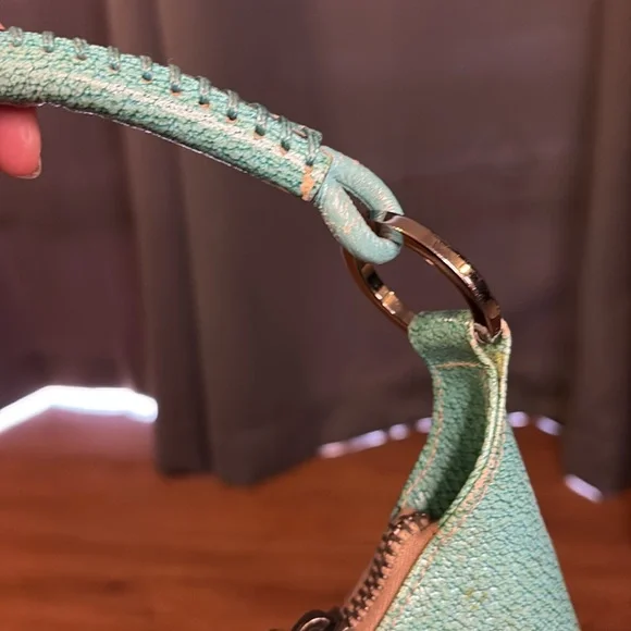 Gucci Tan and Blue Women's Bag - Picture 9 of 11